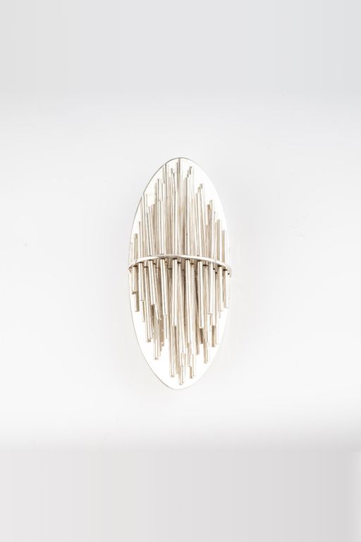 18k Gold Brooch Pendant