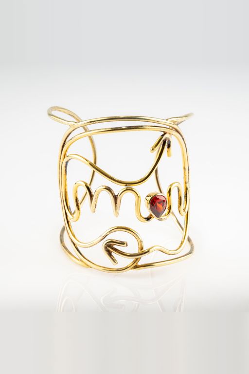 Sterling Silver Ruby Bracelet