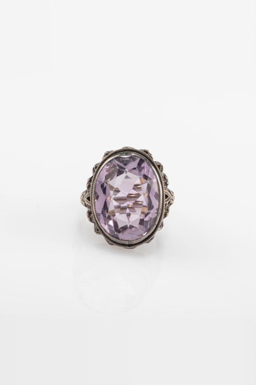 Silver Amethyst Ring