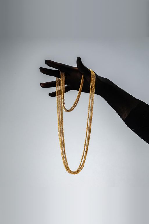 18k Rose Gold Diamond Chain