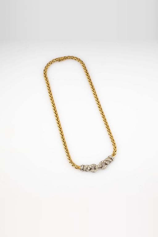 18k Gold Diamond Necklace