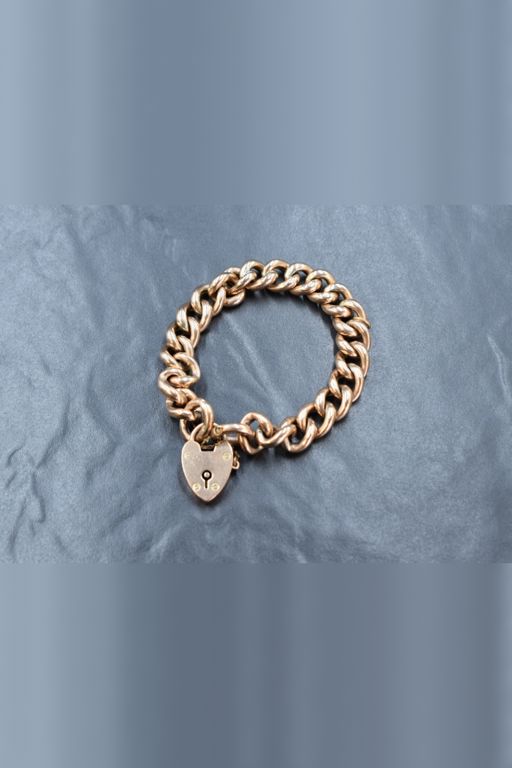 9k Rose Gold Link Bracelet