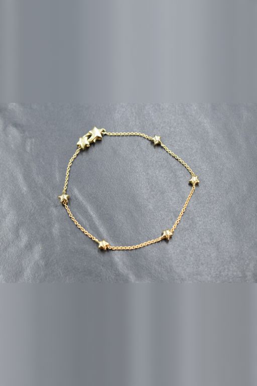 18k Yellow Gold Chain Bracelet