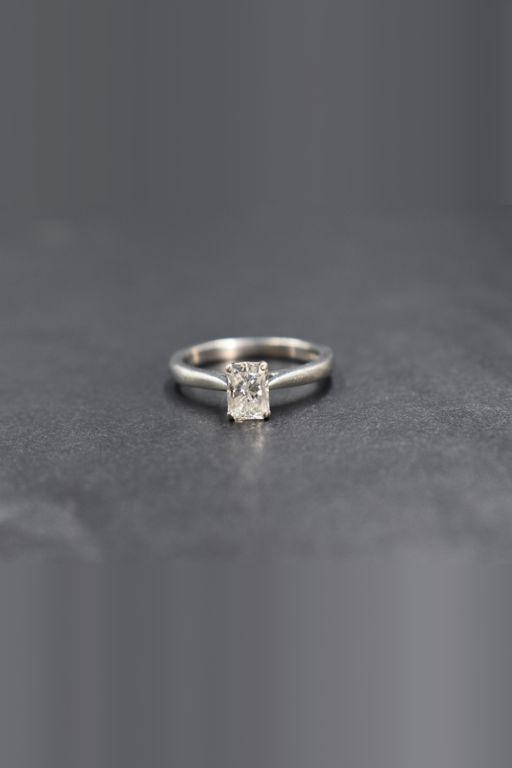 Platinum Diamond Solitaire Ring