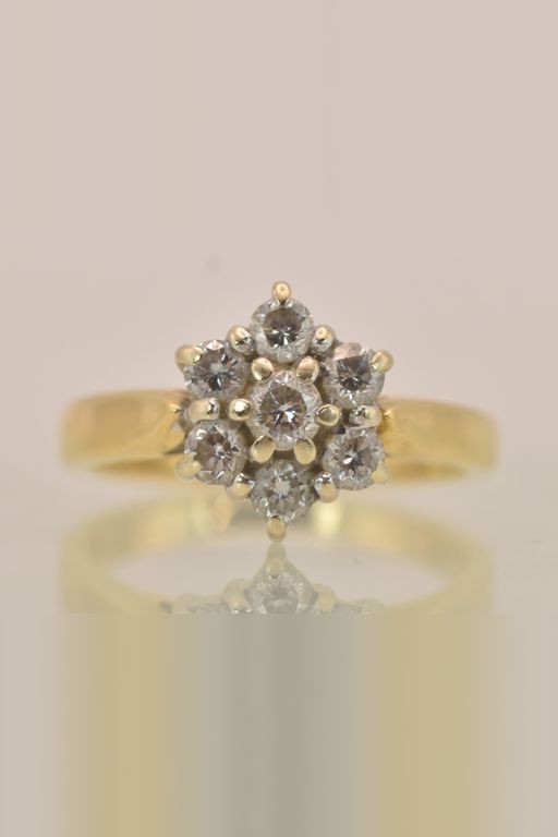 18k Gold Diamond Ring
