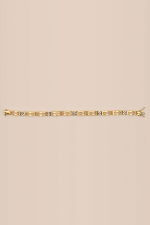 9k Gold Diamond Bracelet