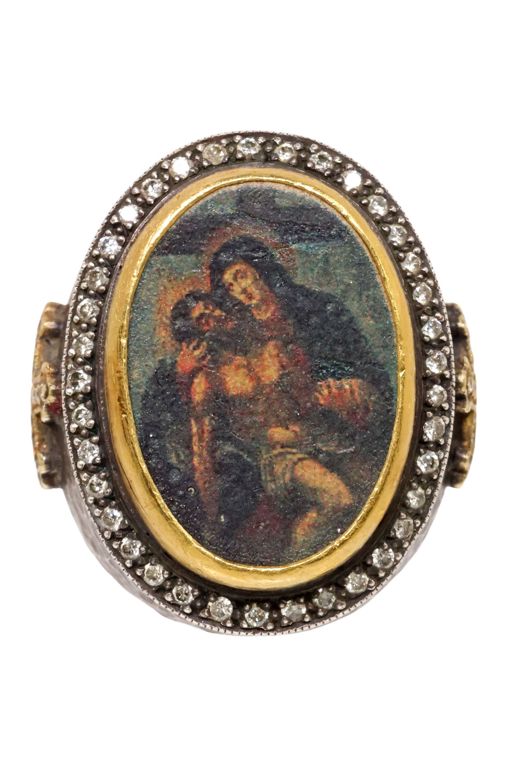 Silver Diamond Ring