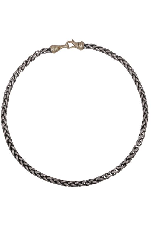 Sterling Silver and 18k Gold Necklace