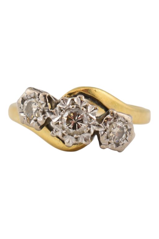 18k Gold Diamond Ring