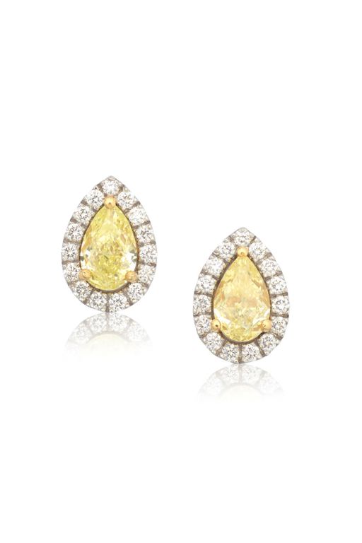 Pair of Diamond Earrings