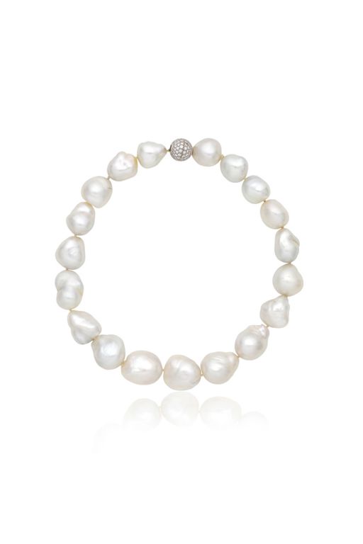Pearl and Diamond Necklace