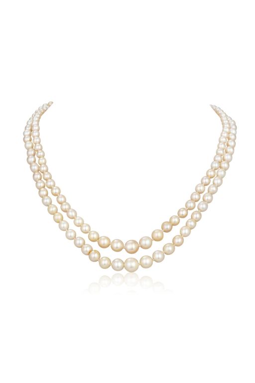 Pearl and Diamond Necklace