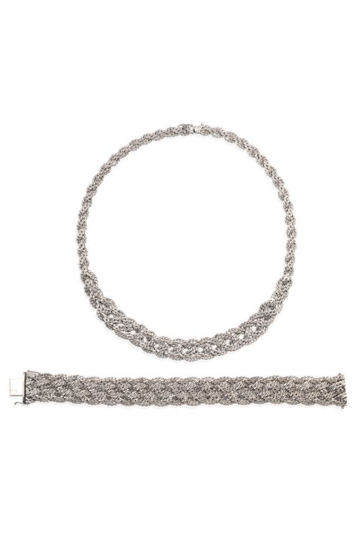 Bracelet and Necklace Jewelry Set