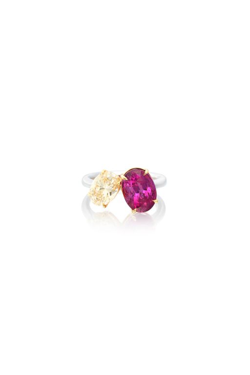Sapphire and Diamond Ring