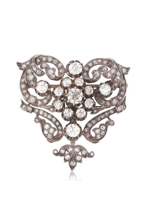 Diamond Brooch Pendant