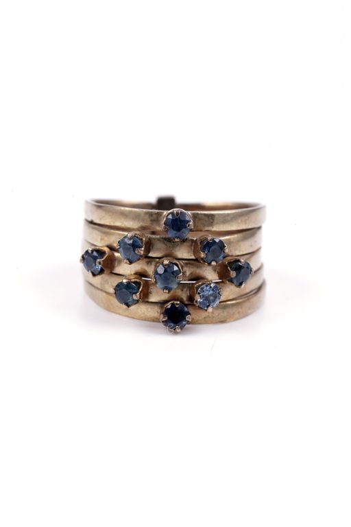 14k Gold Sapphire Ring