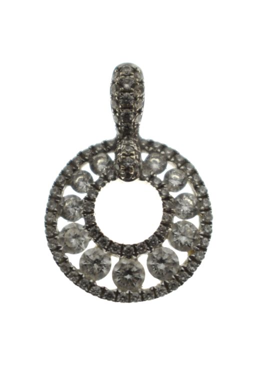 18k Gold Diamond Pendant