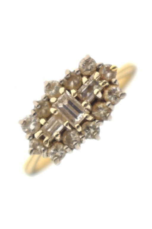 18k Gold Diamond Ring