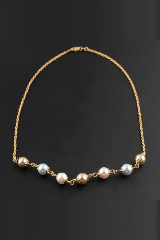 10k Gold Pearl Necklace