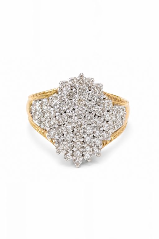 9k Gold Diamond Ring