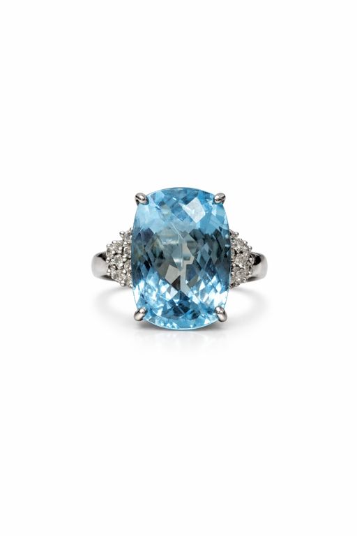 14k White Gold Diamond Ring