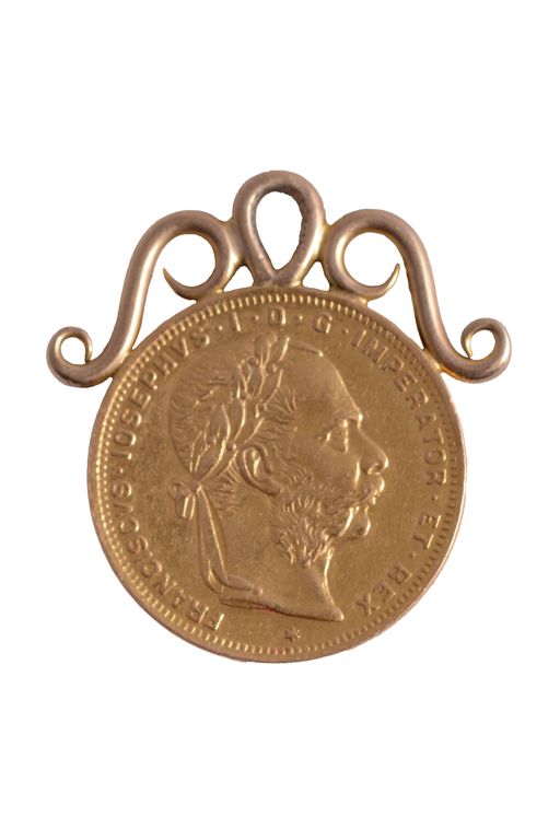 Gold Coin Pendant