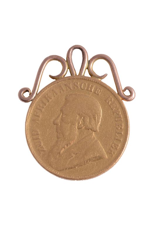 Gold Coin Pendant