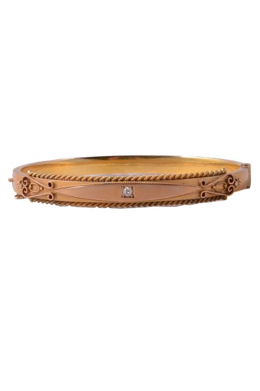 9k Gold Diamond Bracelet