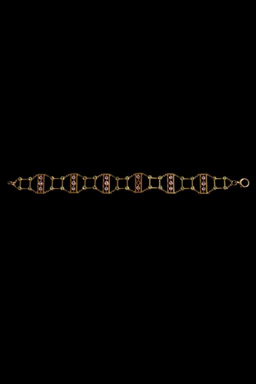 15k Gold Tourmaline Bracelet