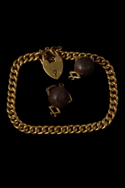 9k Gold Charm Bracelet