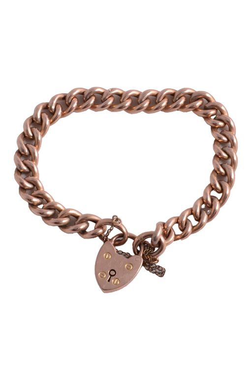 9k Gold Curb Bracelet