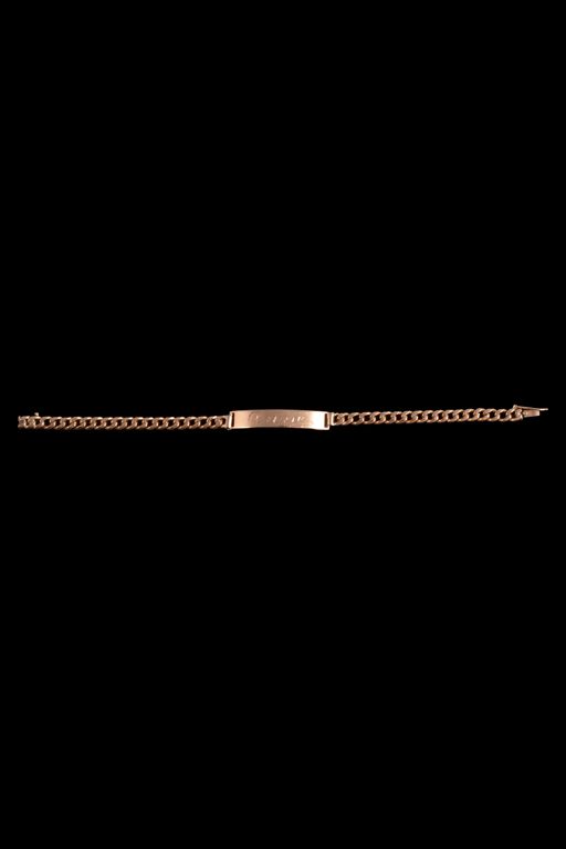 18k Gold Identity Bracelet