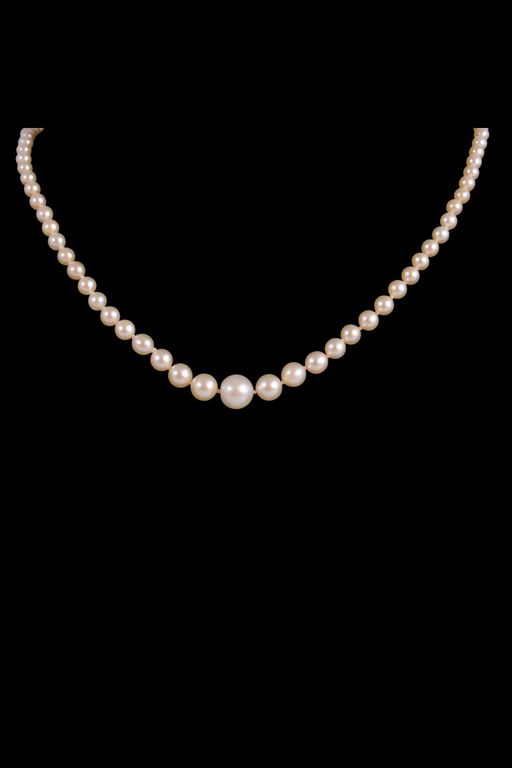 Pearl and Diamond Necklace