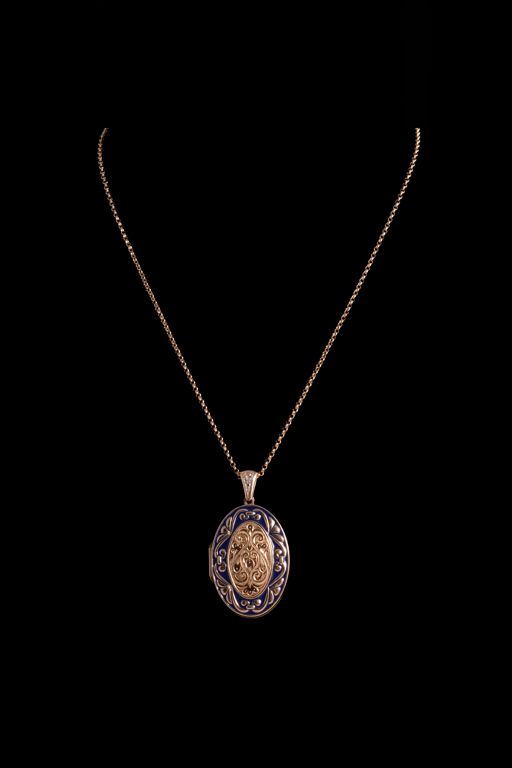 14k Gold Diamond Pendant Necklace
