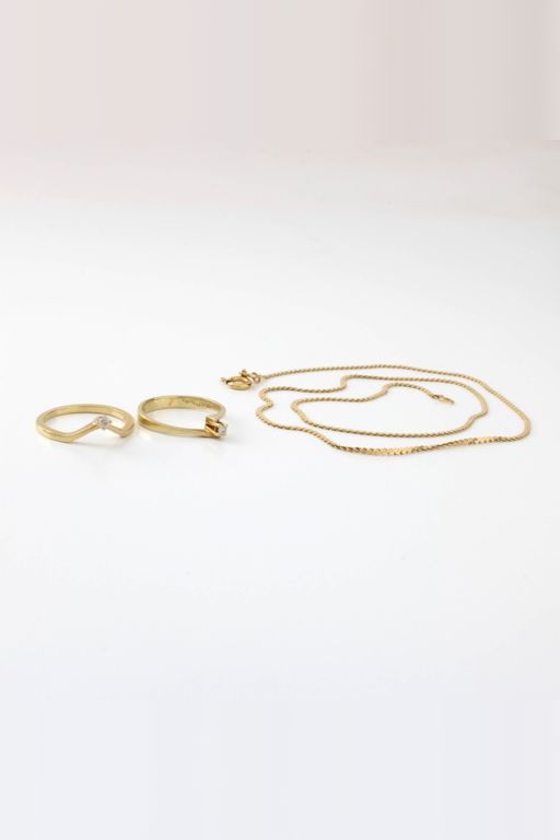 Yellow Gold Jewelry Set
