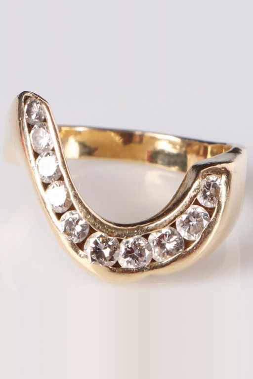 14k Yellow Gold Diamond Ring