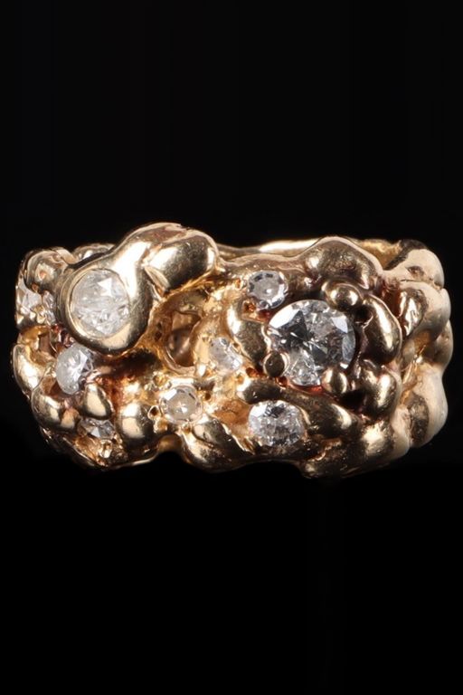 14k Gold Diamond Ring