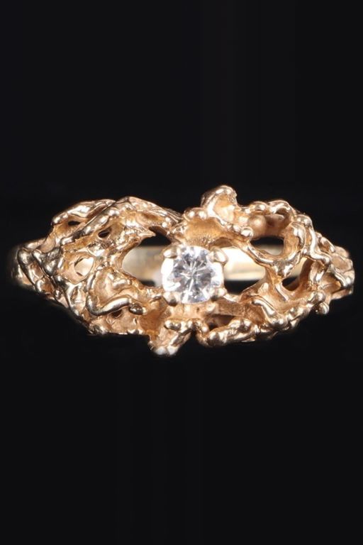 14k Gold Diamond Ring