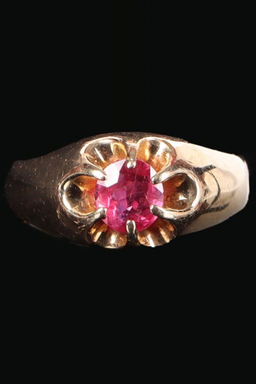 14k Gold Ruby Ring