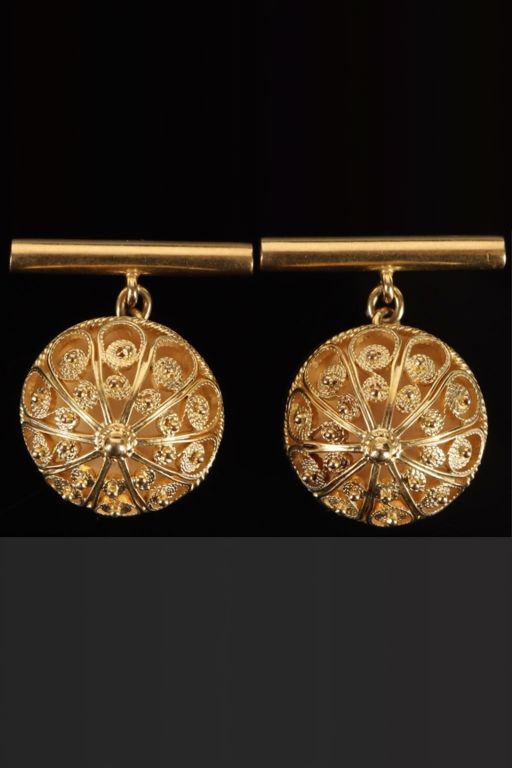 Pair of 14k Gold Cufflinks