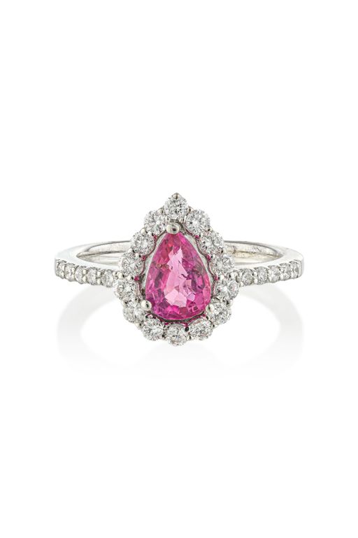 14k Gold Sapphire and Diamond Ring