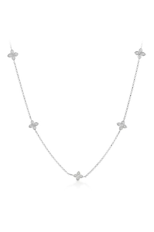 18k Gold Diamond Pendant Necklace