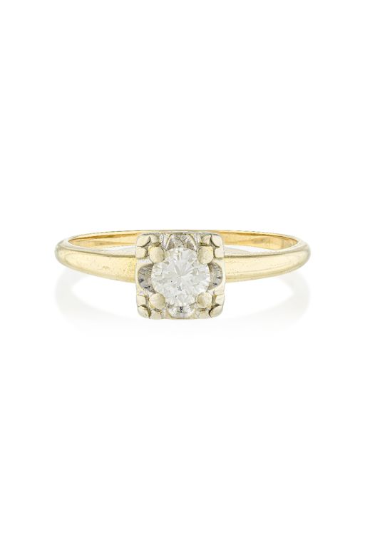 14k Gold Diamond Ring