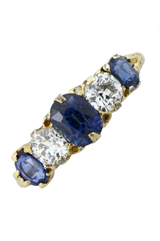 Sapphire and Diamond Ring