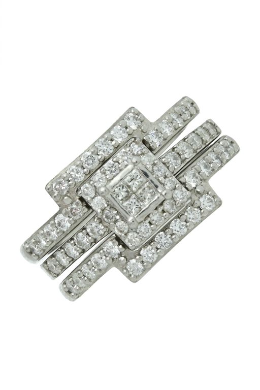 Two Platinum Diamond Rings