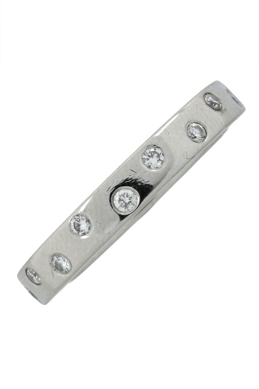 Platinum Diamond Band Ring