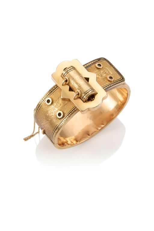 14k Gold Enamel Bracelet