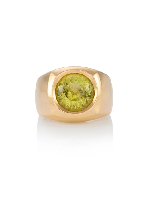 14k Gold Tourmaline Ring