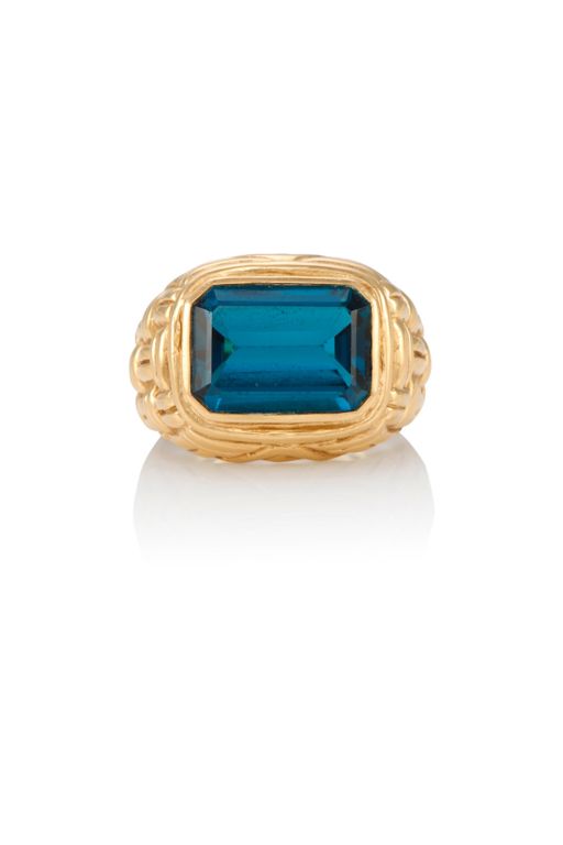 14k Gold Topaz Ring