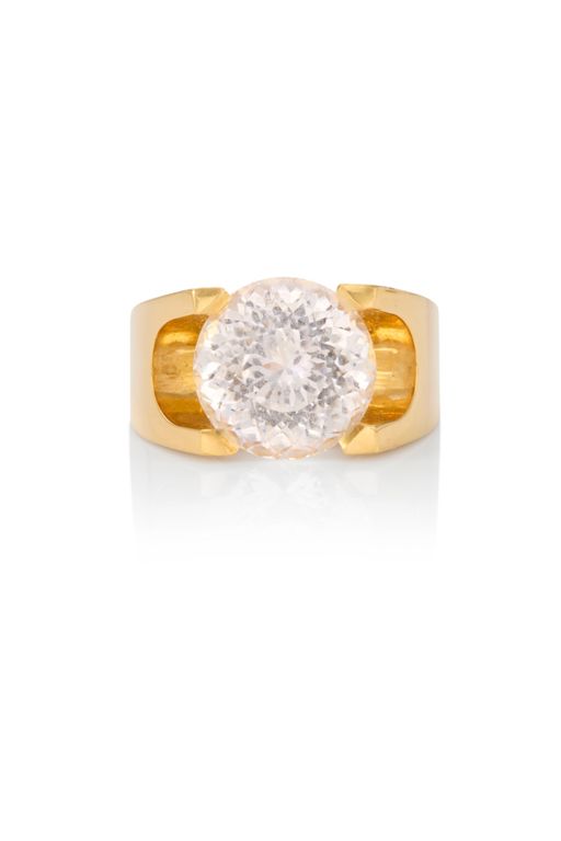 18k Yellow Gold Topaz Ring